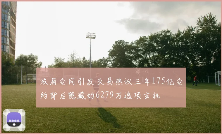 浓眉合同引发交易热议三年175亿合约背后隐藏的6279万选项玄机